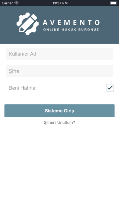 App screenshot