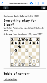 New In Chess Yearbook screenshot