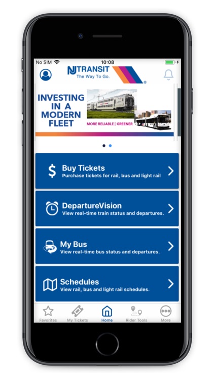 NJ TRANSIT Mobile App