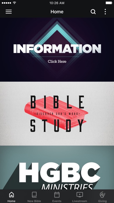 Higher Ground Baptist Church Screenshot