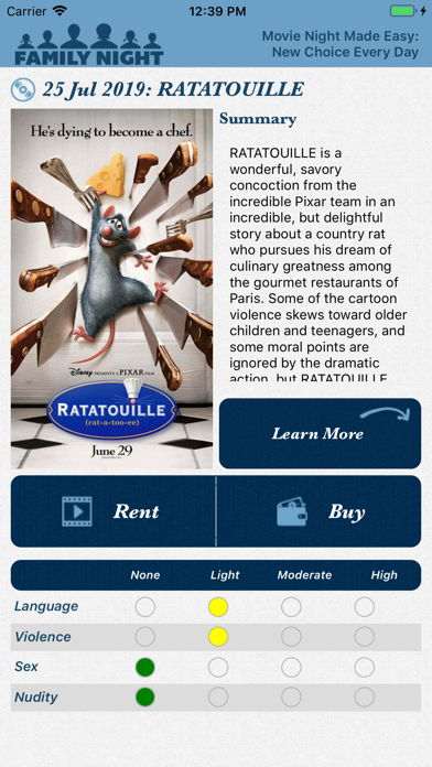 Screenshot #1 pour Family Night App