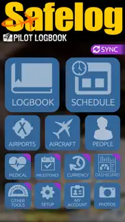 safelog pilot logbook iphone screenshot 1