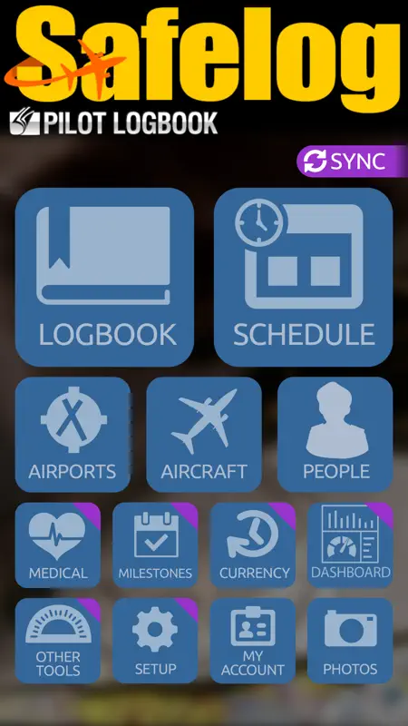 Safelog Pilot Logbook screenshot 1 of 8