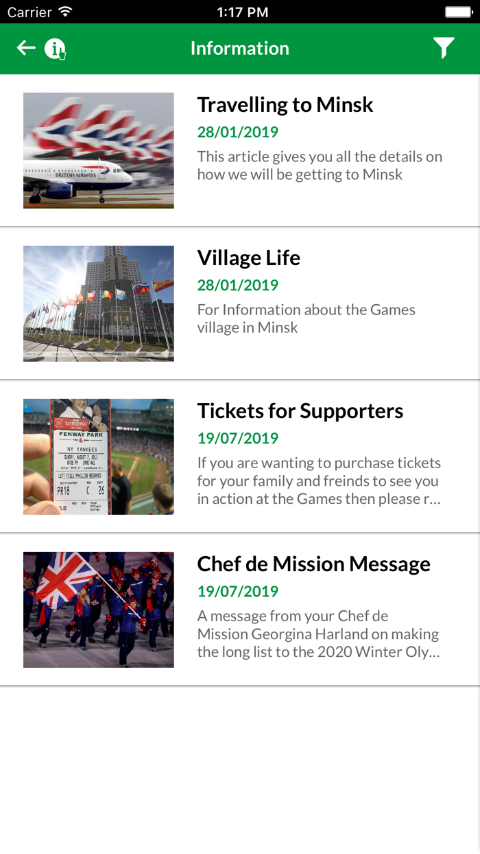 Team GB Games Portal