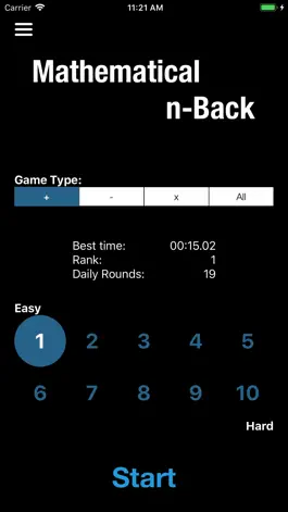 Game screenshot Mathematical N-Back mod apk