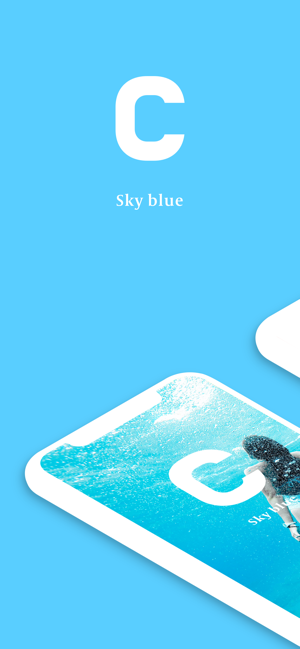 C - Sky blue