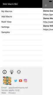 web macro bot: record & replay iphone screenshot 1