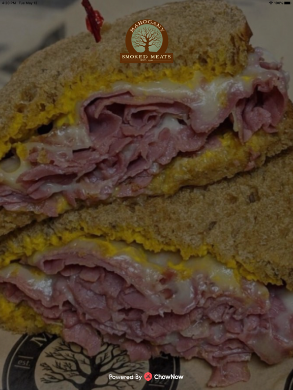 Mahogany Smoked Meats iPad screenshot 1 - Food & Drink app