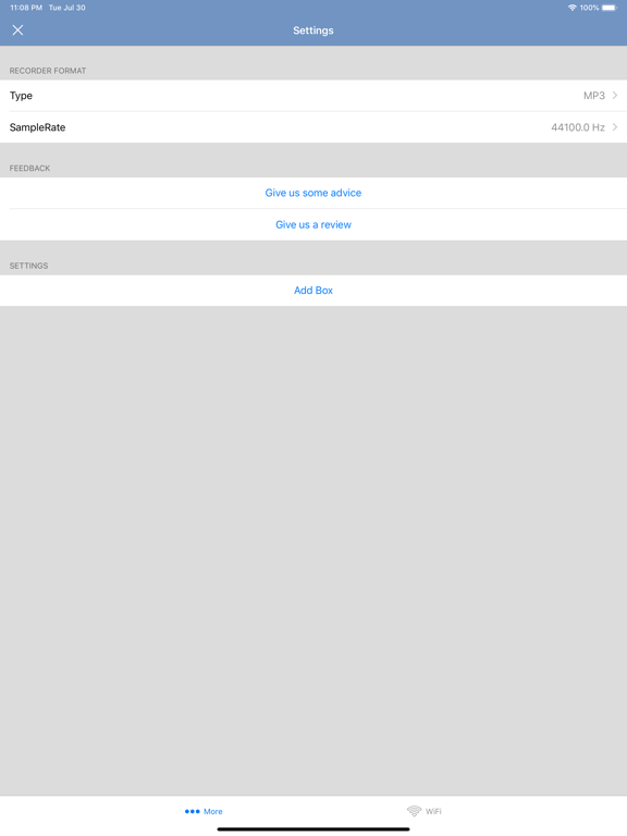 Voice Memos (Recorder) iPad screenshot 5 - Utilities app