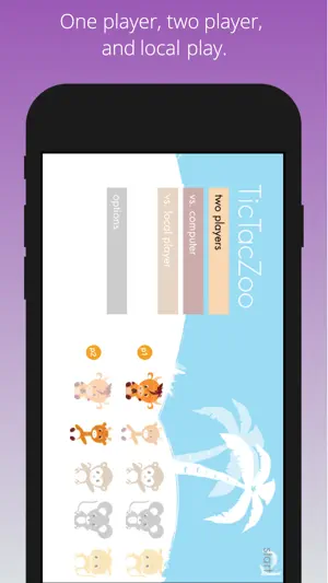 TicTacZoo: tic tac toe game screenshot 1