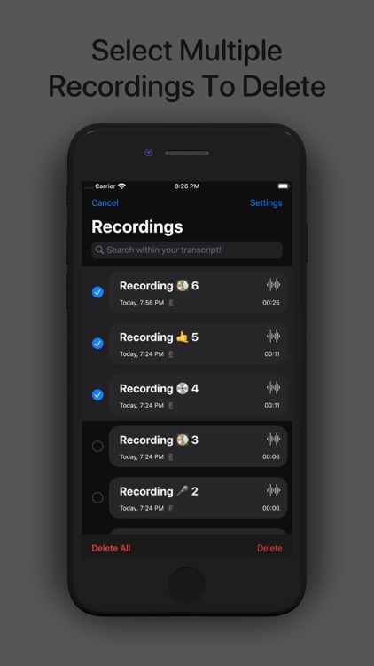 Record Me (With Transcription) screenshot-9