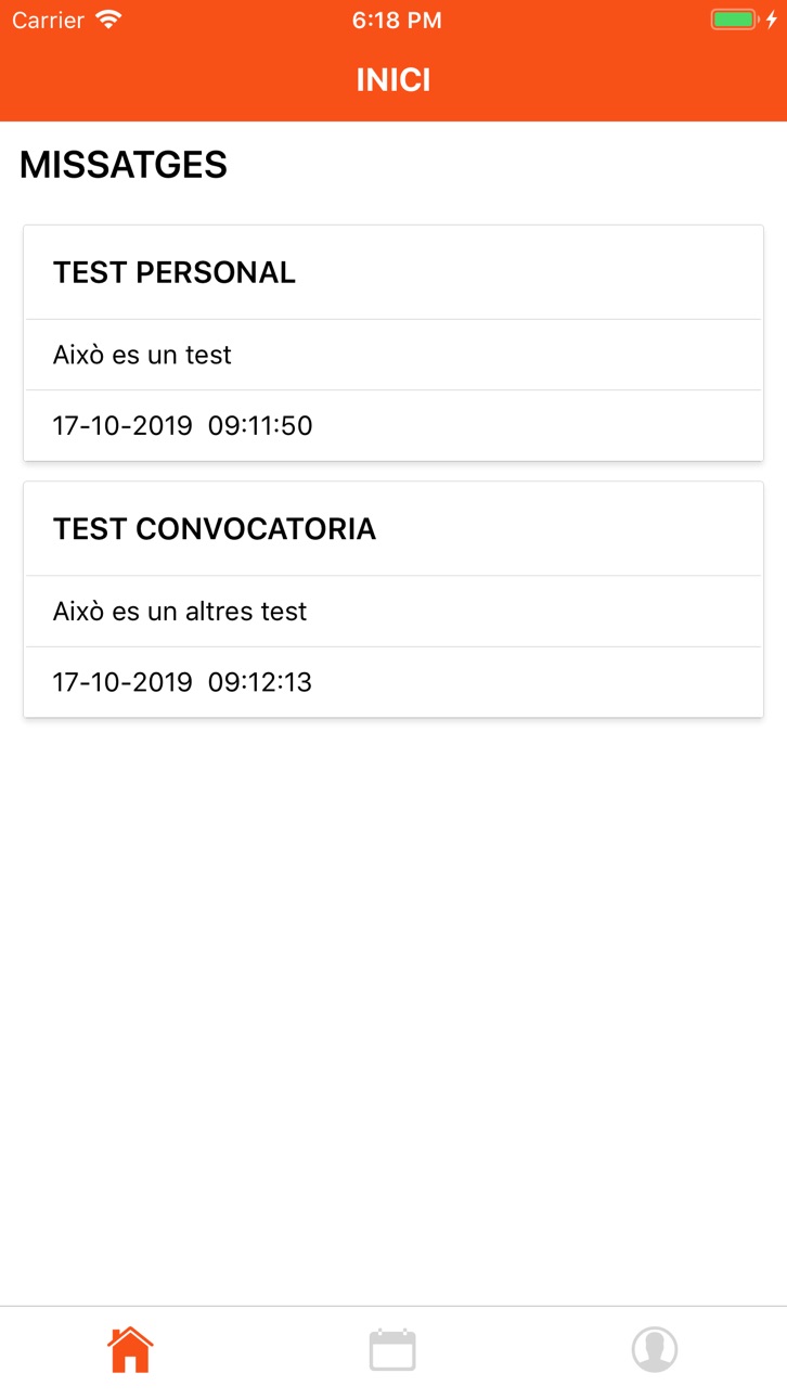 iPhone screenshot