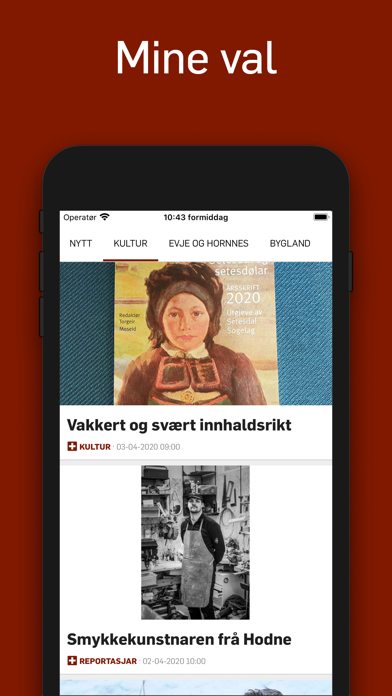 Screenshot #3 pour Setesdølen nyheitsapp