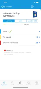 Learn Italian: Voc App Lessons screenshot #2 for iPhone
