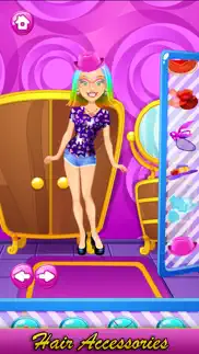 rainbow princess hair salon iphone screenshot 2