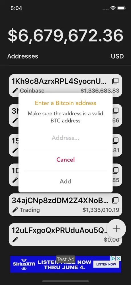 Bitcoin Address Tracker