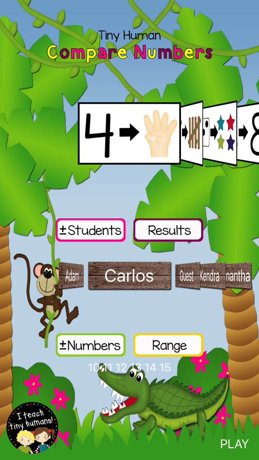 #1. Tiny Human Compare Numbers (iOS) 由: I Teach Tiny Humans, LLC