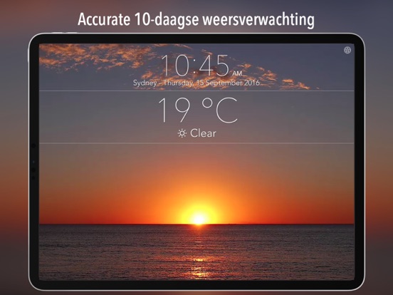 14 Daagse Weer Nederland iPad app afbeelding 1