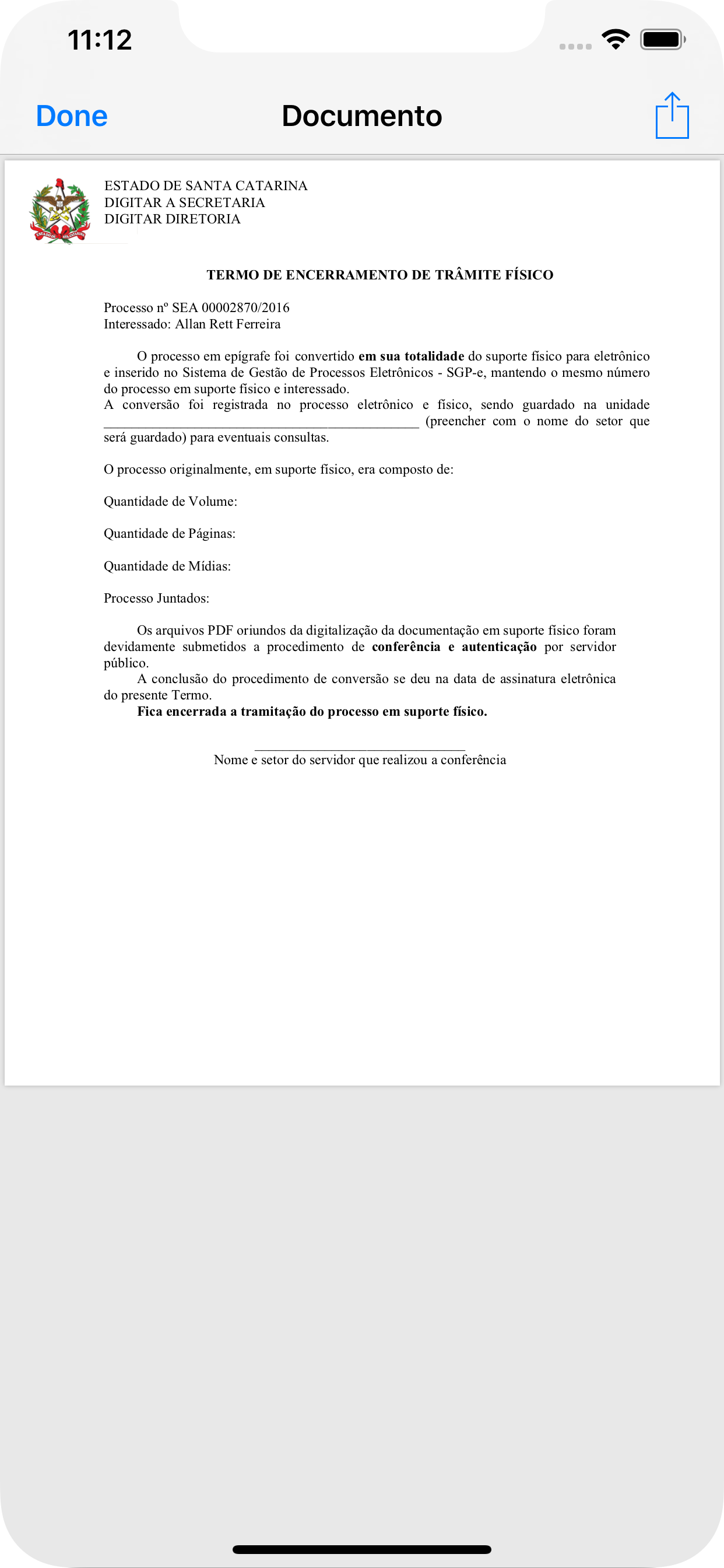 SGPe - Assinaturas