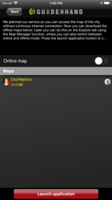 Cluj-Napoca GUIDE@HAND screenshot