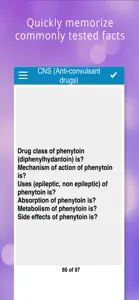 ADAT Pharmacology Cram Cards screenshot #3 for iPhone