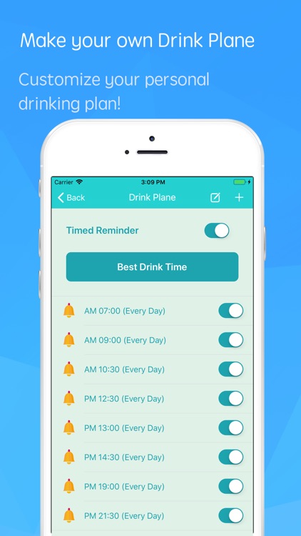 iDrink-water drink reminder