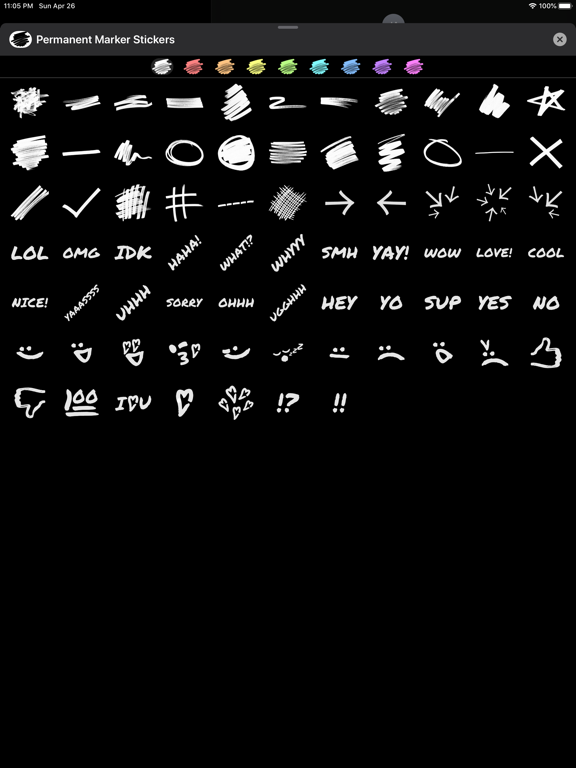 Screenshot #6 pour Permanent Marker Stickers