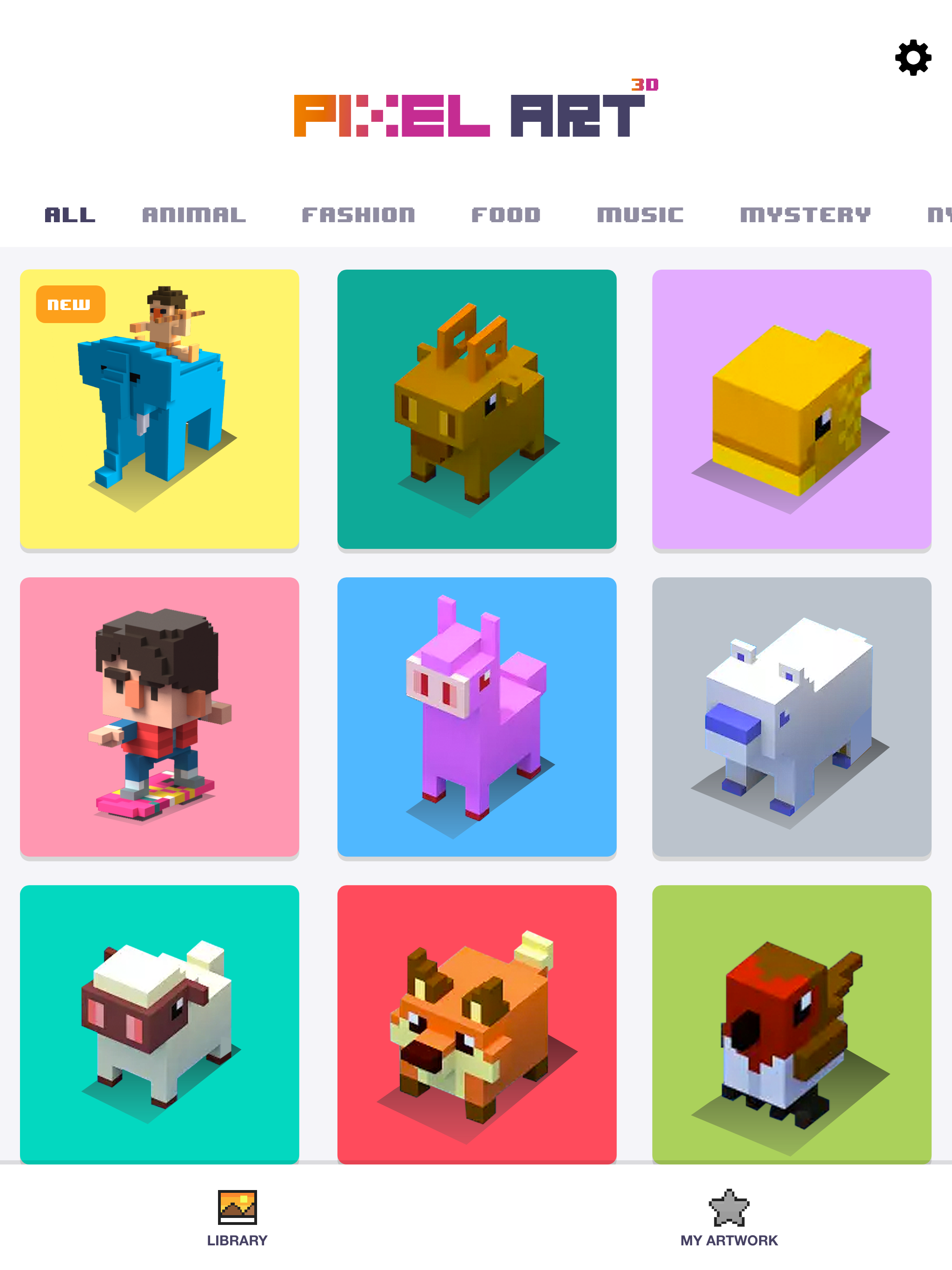 Pixel Art 3d: Colour by Number screenshot 7