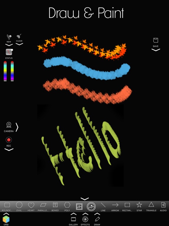 InGrid Rainbow iPad screenshot 1 - Productivity app