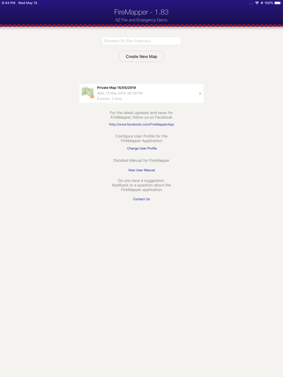 FireMapper Enterprise iPad screenshot 9 - Navigation app