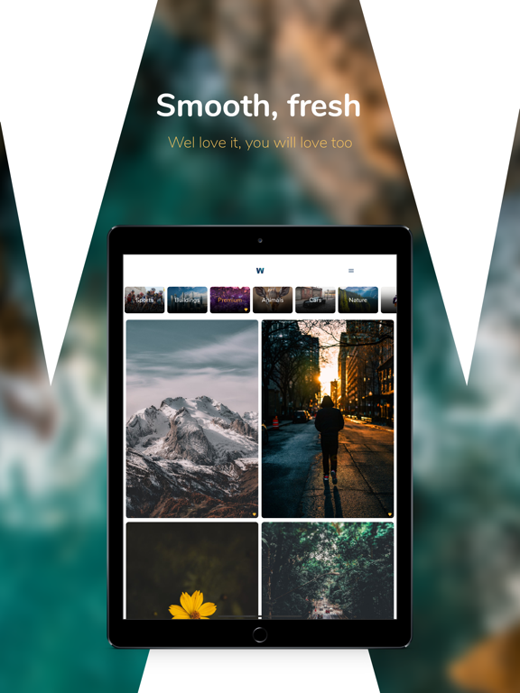 WellpaperHD iPad screenshot 2 - Photo & Video app