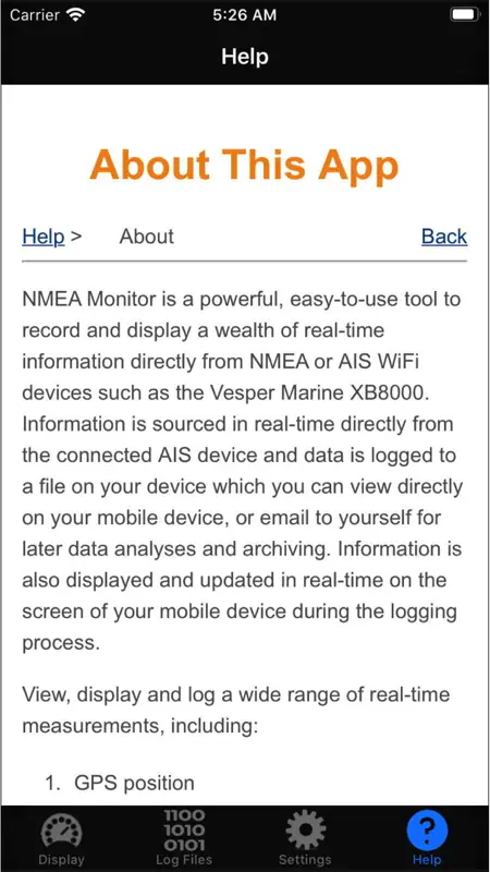 NMEA Monitor screenshot 6 of 6