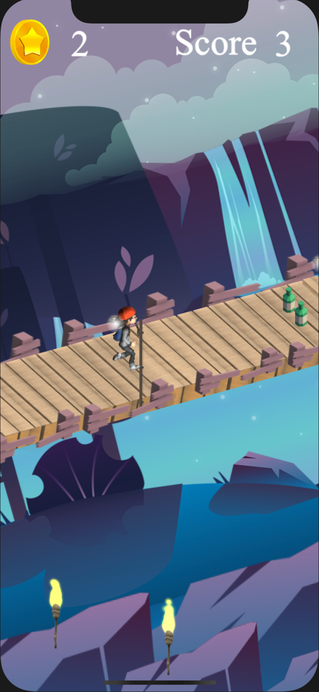 Risky Bridge Cross Runner screenshot 4