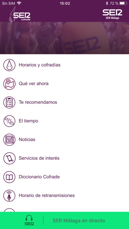 SER+COFRADE S. Santa de Málaga