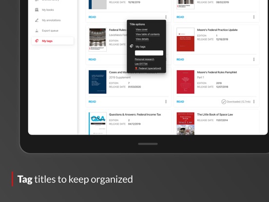 Screenshot #5 pour LexisNexis® Digital Library