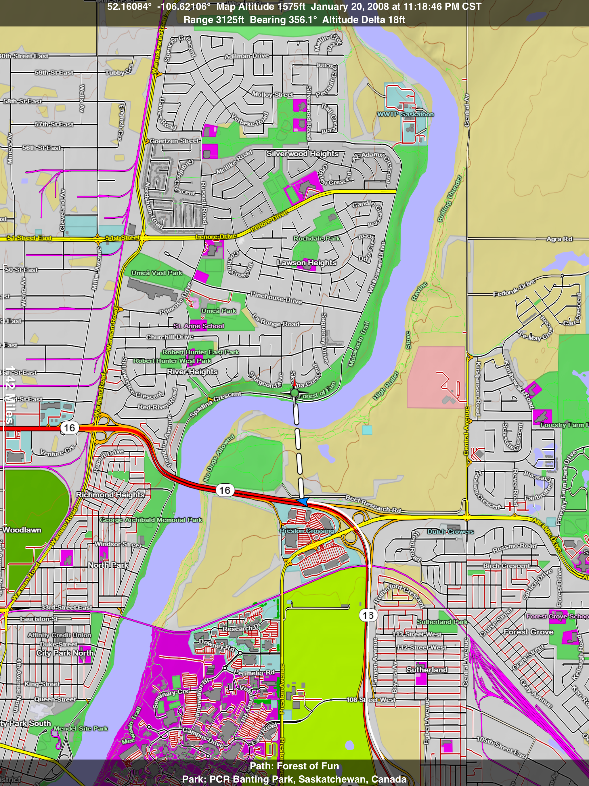Scenic Map Central Canada screenshot 7