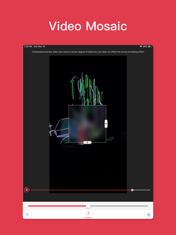 Delogo - Video editing tool iPad screenshot 1 - Utilities app