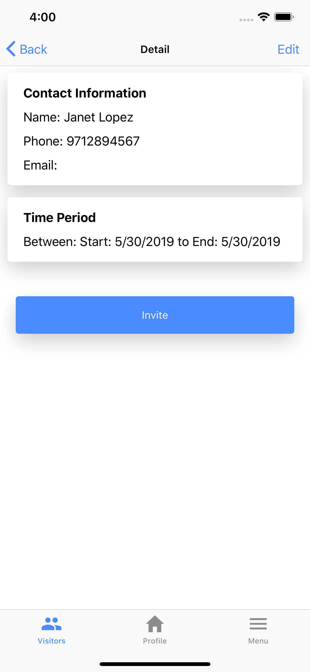 ISN Visitor Management screenshot 3
