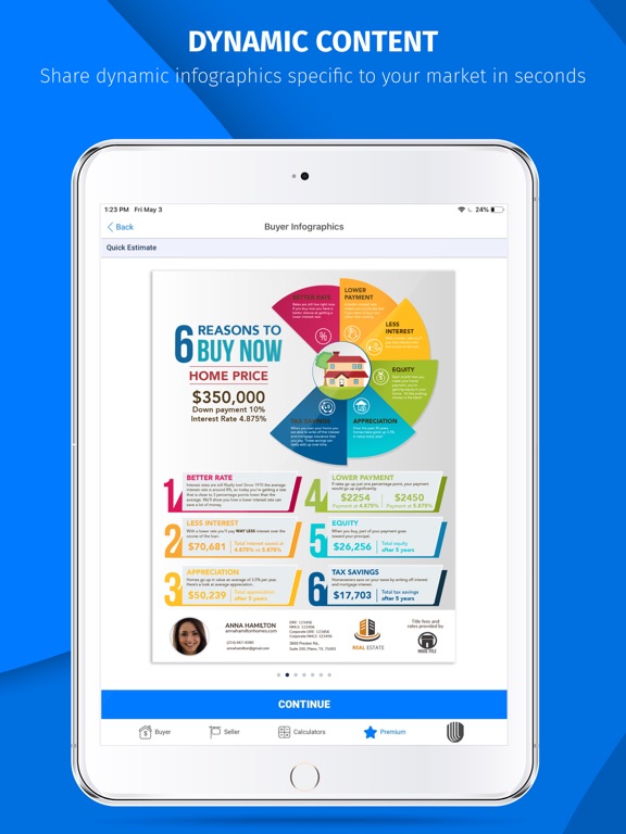 LawyersAgent ONE iPad screenshot 4 - Finance app