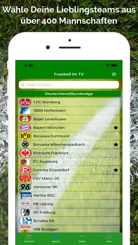 Fussball im TV live
