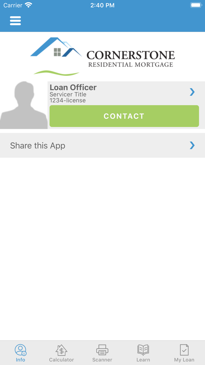 Cornerstone Residential Mtg