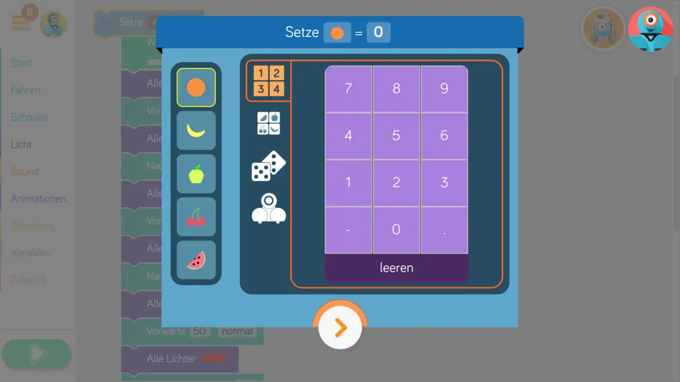 Screenshot von Blockly Für Dash & Dot Roboter auf dem iPhone 3