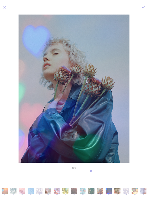 Minky's Romantic Lights iPad screenshot 5 - Photo & Video app