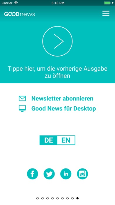 Good News App Screenshot