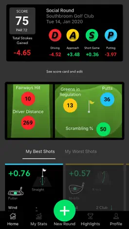 Game screenshot Golf Stats Coach mod apk