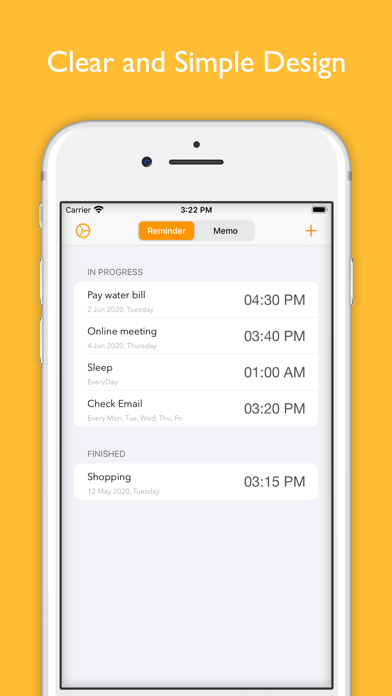 Screenshot #1 pour Reminders Lite