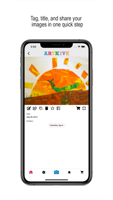 Artkive - Save Kids' Art Screenshot