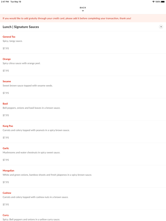 Heights Asian Cafe HTX iPad screenshot 3 - Food & Drink app