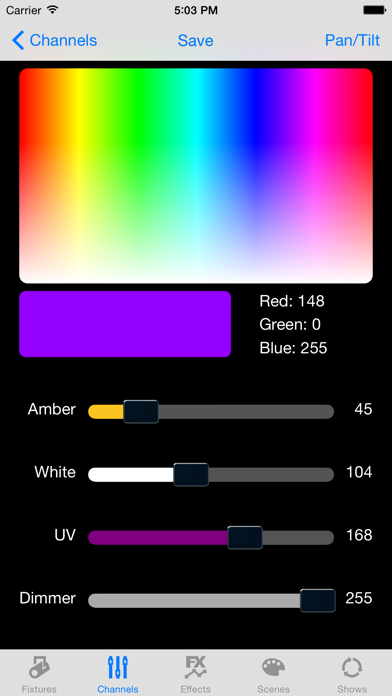 Screenshot #2 pour Airstream DMX