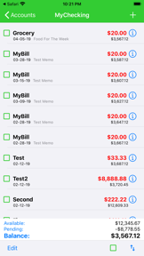 myAccount$ Lite screenshot